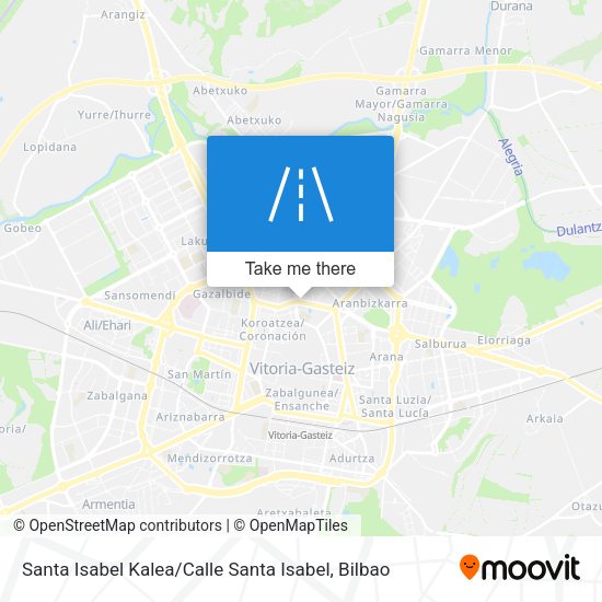 Santa Isabel Kalea / Calle Santa Isabel map
