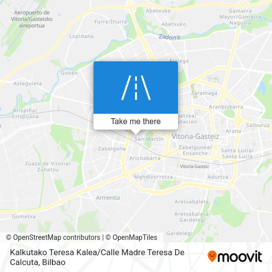 Kalkutako Teresa Kalea / Calle Madre Teresa De Calcuta map