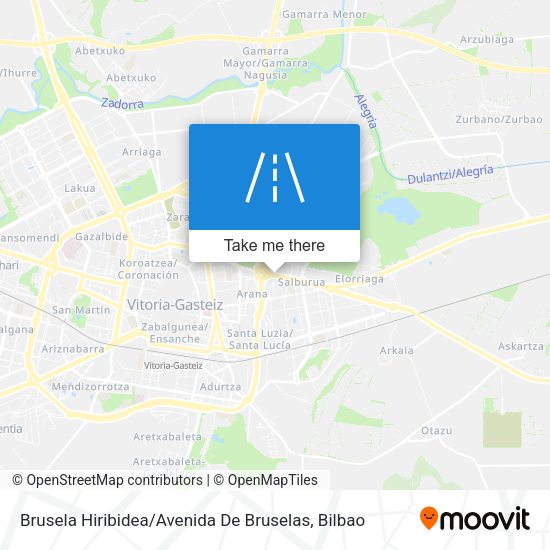 Brusela Hiribidea / Avenida De Bruselas map