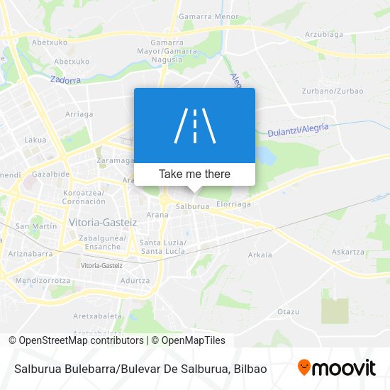 Salburua Bulebarra / Bulevar De Salburua map