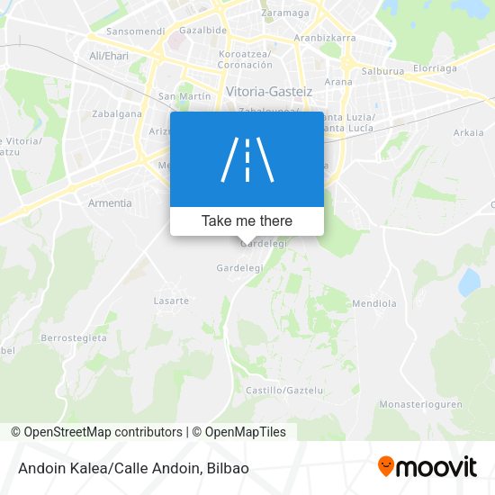 Andoin Kalea/Calle Andoin map