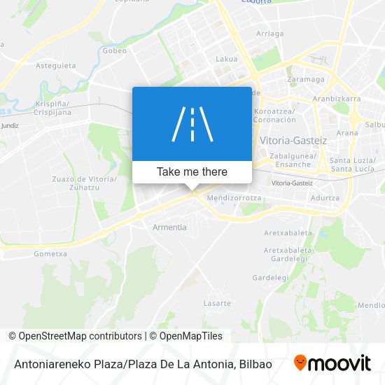 Antoniareneko Plaza / Plaza De La Antonia map