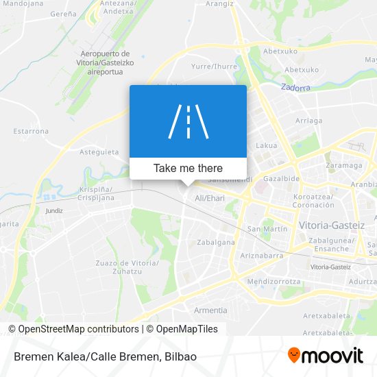 Bremen Kalea/Calle Bremen map