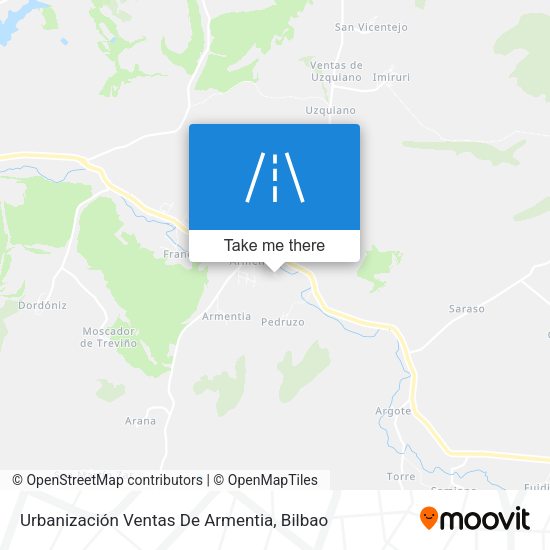 Urbanización Ventas De Armentia map