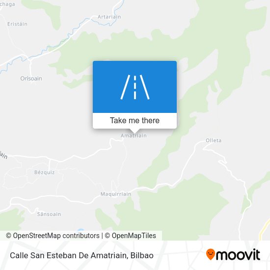 Calle San Esteban De Amatriain map