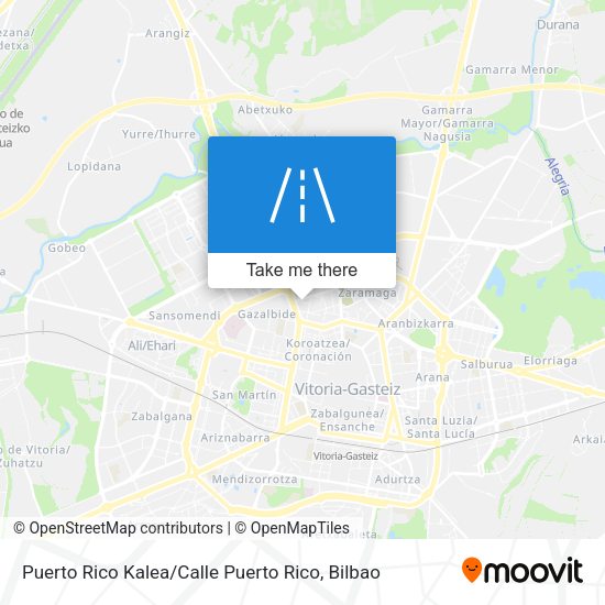 Puerto Rico Kalea / Calle Puerto Rico map
