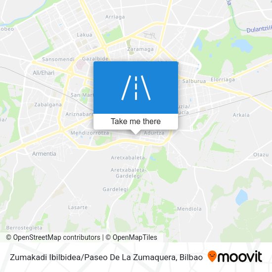 Zumakadi Ibilbidea / Paseo De La Zumaquera map