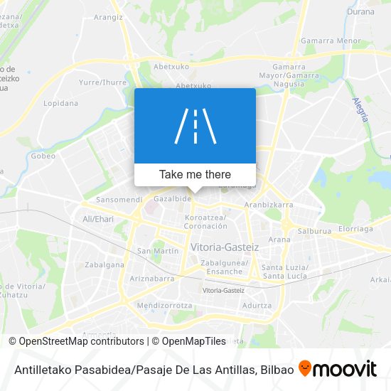 Antilletako Pasabidea / Pasaje De Las Antillas map