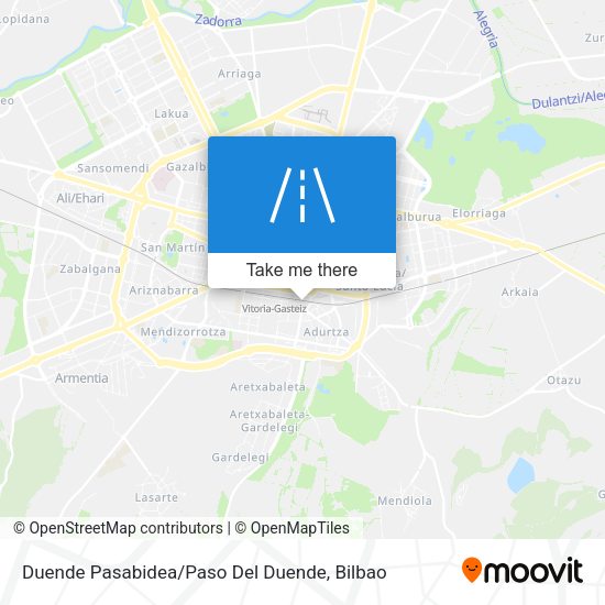 Duende Pasabidea / Paso Del Duende map