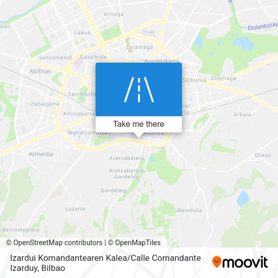 Izardui Komandantearen Kalea / Calle Comandante Izarduy map