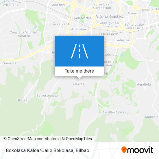 Bekolasa Kalea/Calle Bekolasa map