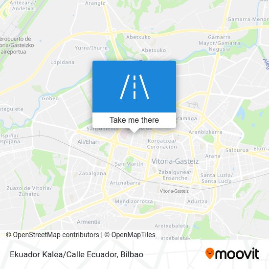 Ekuador Kalea/Calle Ecuador map
