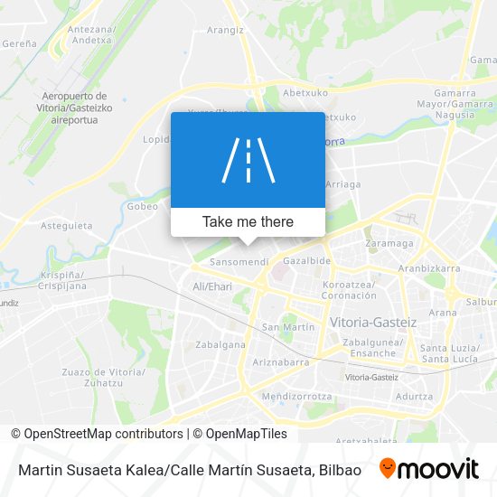 Martin Susaeta Kalea / Calle Martín Susaeta map