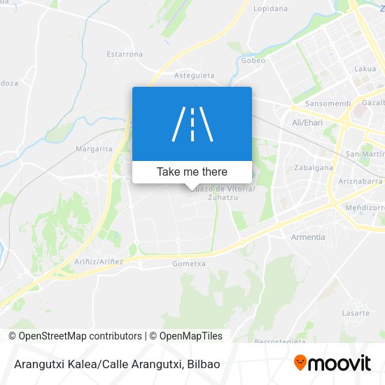 Arangutxi Kalea / Calle Arangutxi map