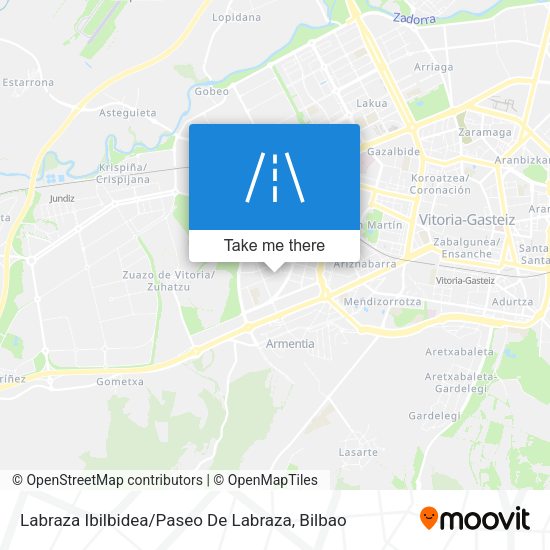 Labraza Ibilbidea / Paseo De Labraza map