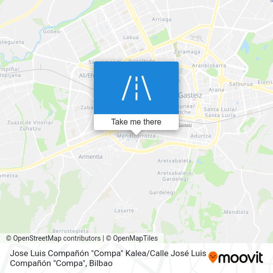 Jose Luis Compañón "Compa" Kalea / Calle José Luis Compañón "Compa" map