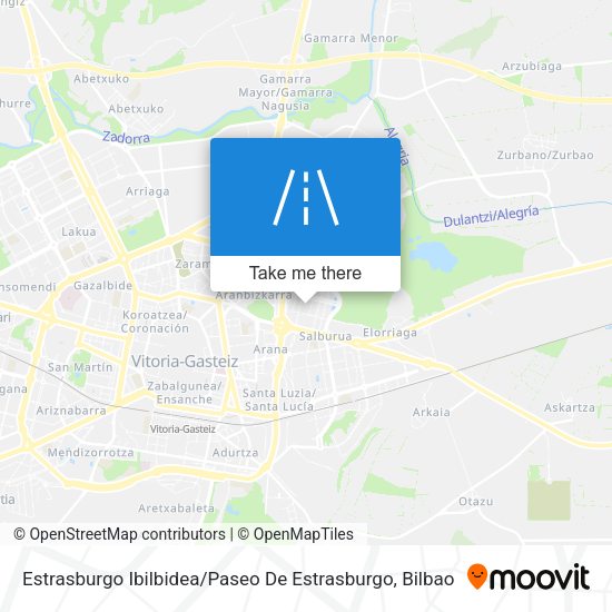 Estrasburgo Ibilbidea / Paseo De Estrasburgo map