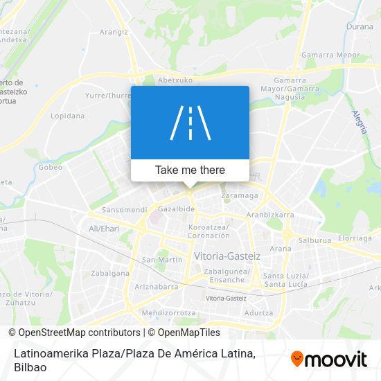 Latinoamerika Plaza / Plaza De América Latina map