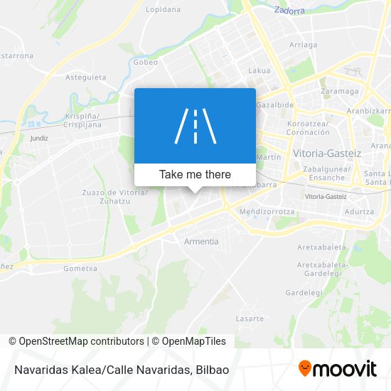 Navaridas Kalea / Calle Navaridas map