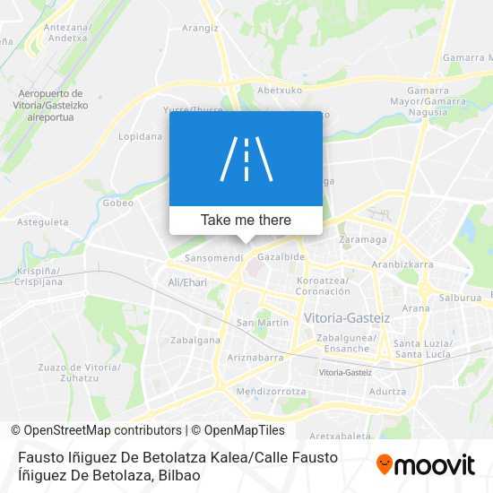Fausto Iñiguez De Betolatza Kalea / Calle Fausto Íñiguez De Betolaza map