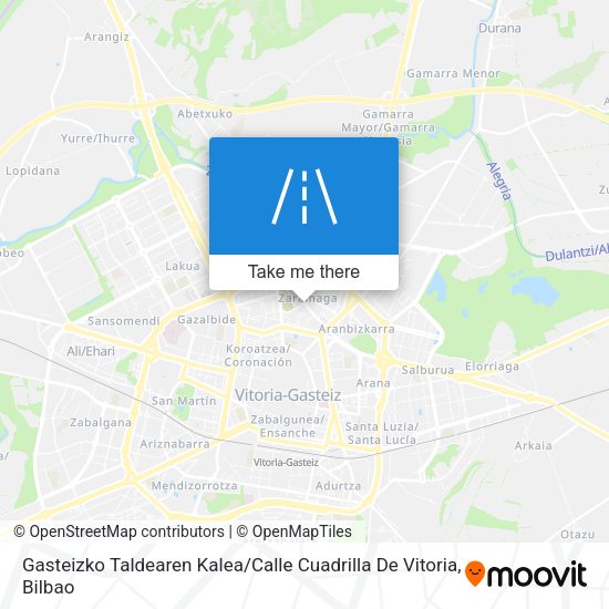 Gasteizko Taldearen Kalea / Calle Cuadrilla De Vitoria map