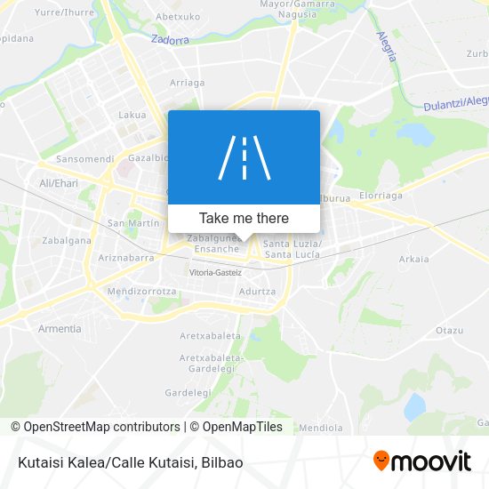 Kutaisi Kalea/Calle Kutaisi map