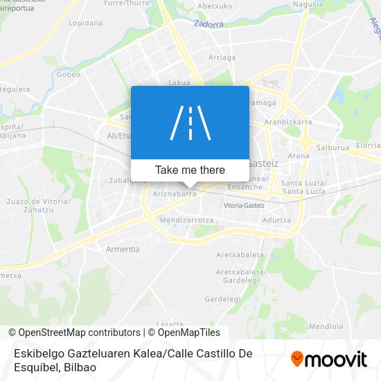 Eskibelgo Gazteluaren Kalea / Calle Castillo De Esquíbel map
