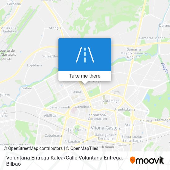 Voluntaria Entrega Kalea / Calle Voluntaria Entrega map