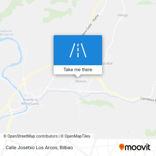 Calle Josetxo Los Arcos map
