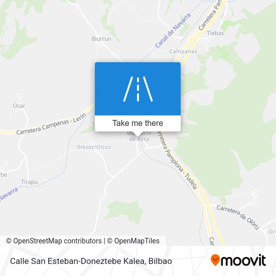 Calle San Esteban-Doneztebe Kalea map