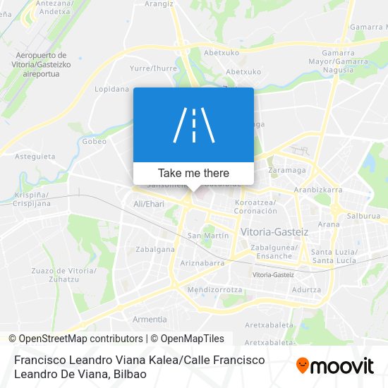 Francisco Leandro Viana Kalea / Calle Francisco Leandro De Viana map