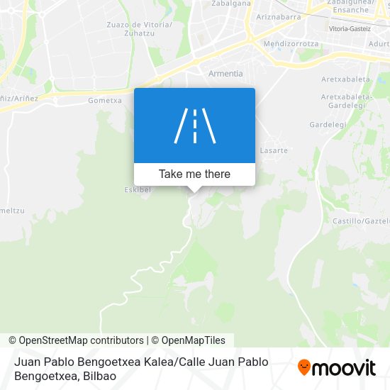 Juan Pablo Bengoetxea Kalea / Calle Juan Pablo Bengoetxea map