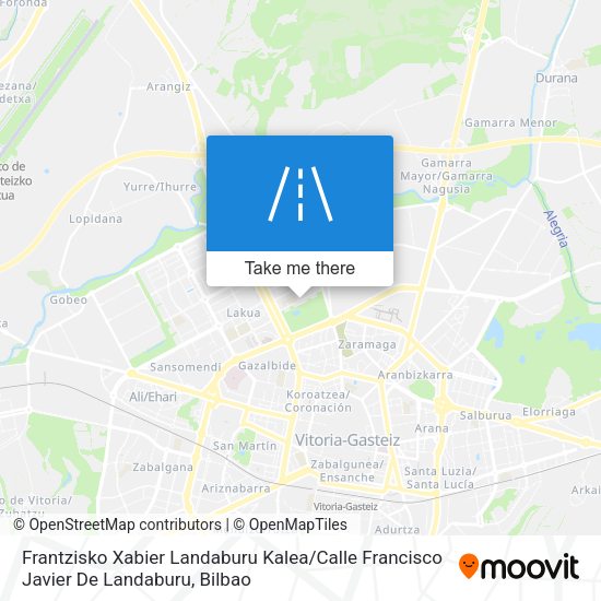 Frantzisko Xabier Landaburu Kalea / Calle Francisco Javier De Landaburu map