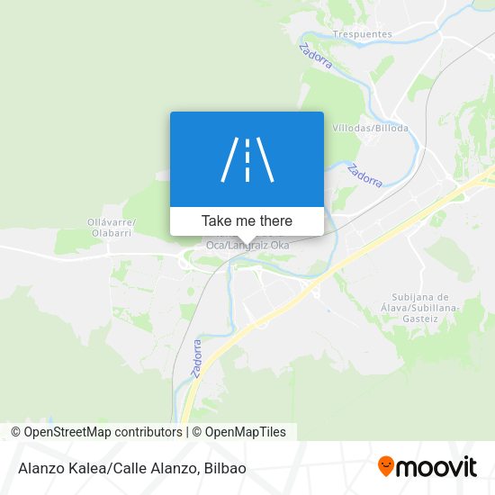 Alanzo Kalea/Calle Alanzo map