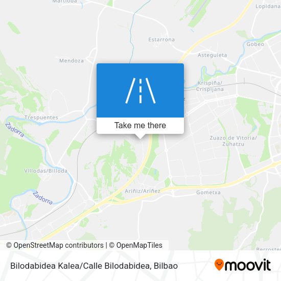 Bilodabidea Kalea / Calle Bilodabidea map