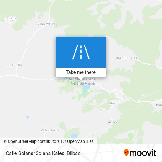Calle Solana/Solana Kalea map