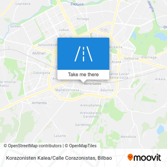 Korazonisten Kalea / Calle Corazonistas map