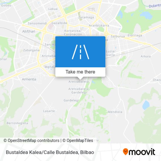 Bustaldea Kalea / Calle Bustaldea map