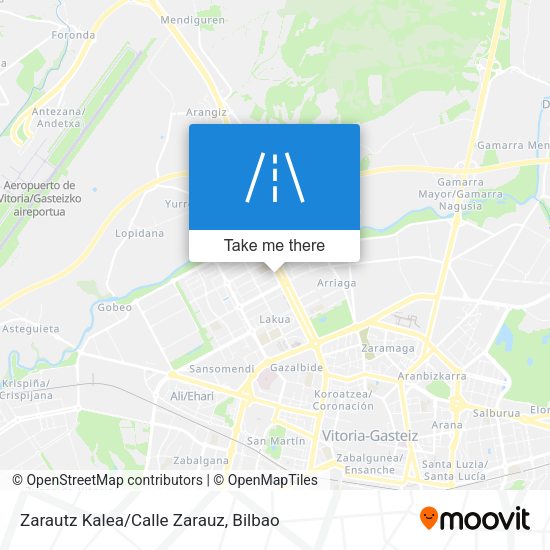 Zarautz Kalea/Calle Zarauz map