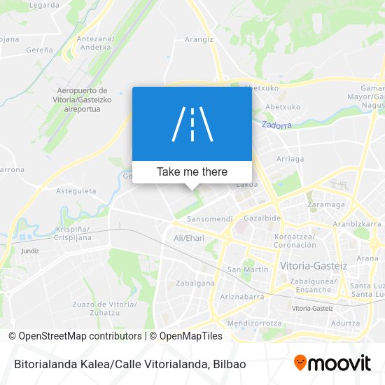 Bitorialanda Kalea / Calle Vitorialanda map