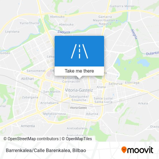 Barrenkalea/Calle Barenkalea map