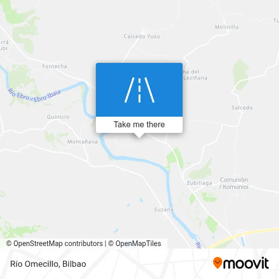 Río Omecillo map