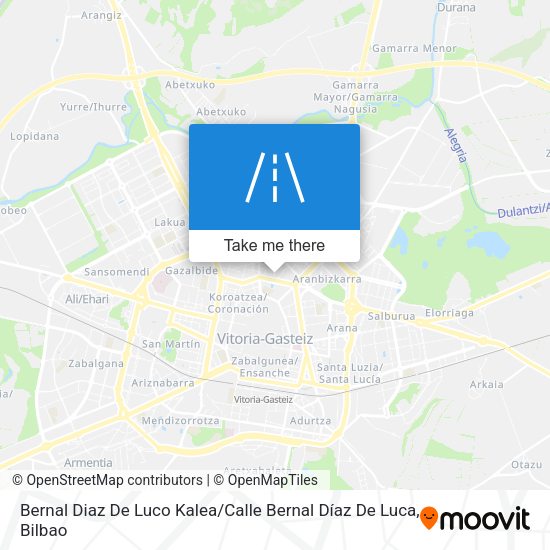 Bernal Diaz De Luco Kalea / Calle Bernal Díaz De Luca map