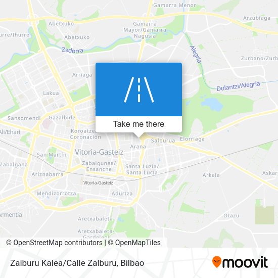 Zalburu Kalea/Calle Zalburu map