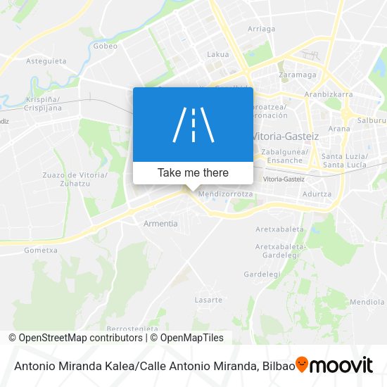 Antonio Miranda Kalea / Calle Antonio Miranda map