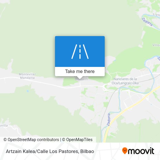 Artzain Kalea / Calle Los Pastores map