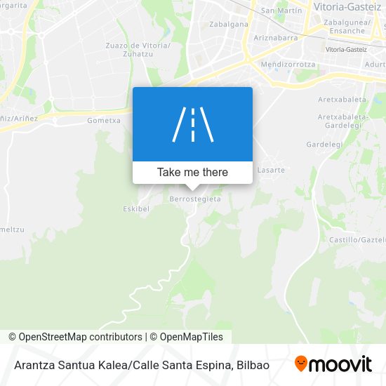 Arantza Santua Kalea / Calle Santa Espina map