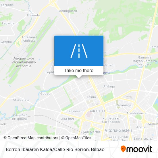 Berron Ibaiaren Kalea / Calle Río Berrón map