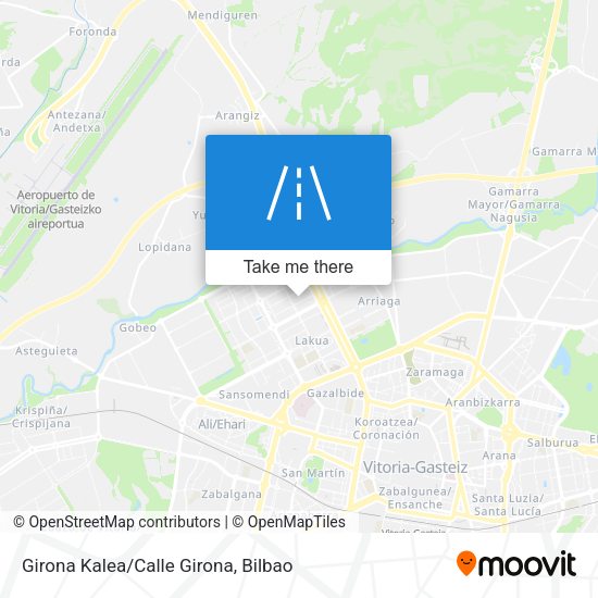 Girona Kalea/Calle Girona map