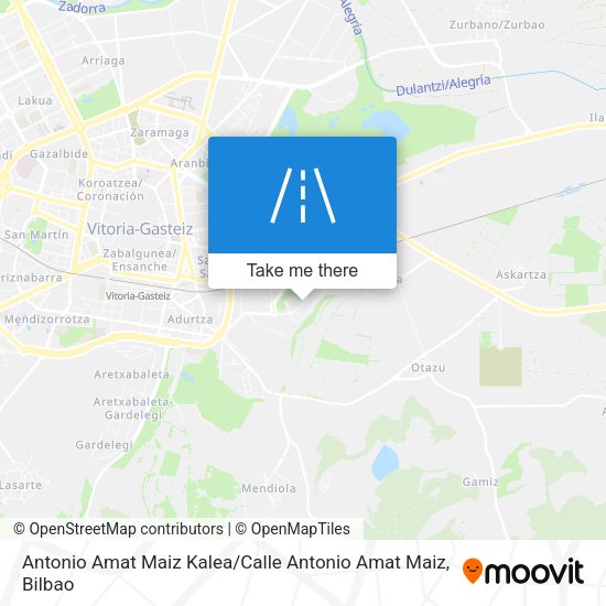 Antonio Amat Maiz Kalea / Calle Antonio Amat Maiz map